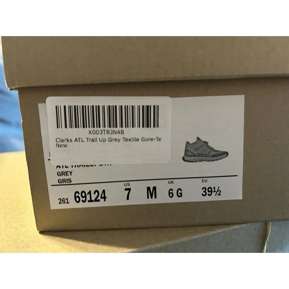 Clarks Mens‎ ATL Trail Up GORE-TEX Grey  Active  Boots Shoes NEW 7 M